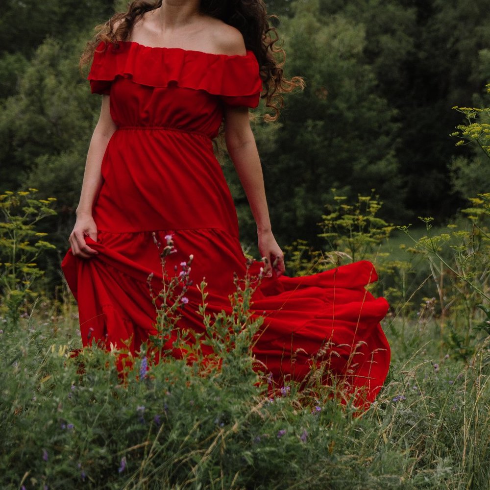 Off Shoulder Maxi - Picture 3 of 8